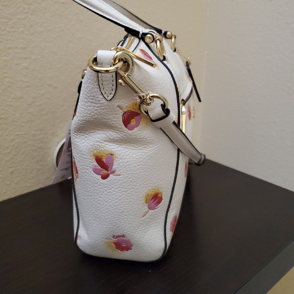 Coach  Prairie Satchel With Floral Print - Picture 13 of 15